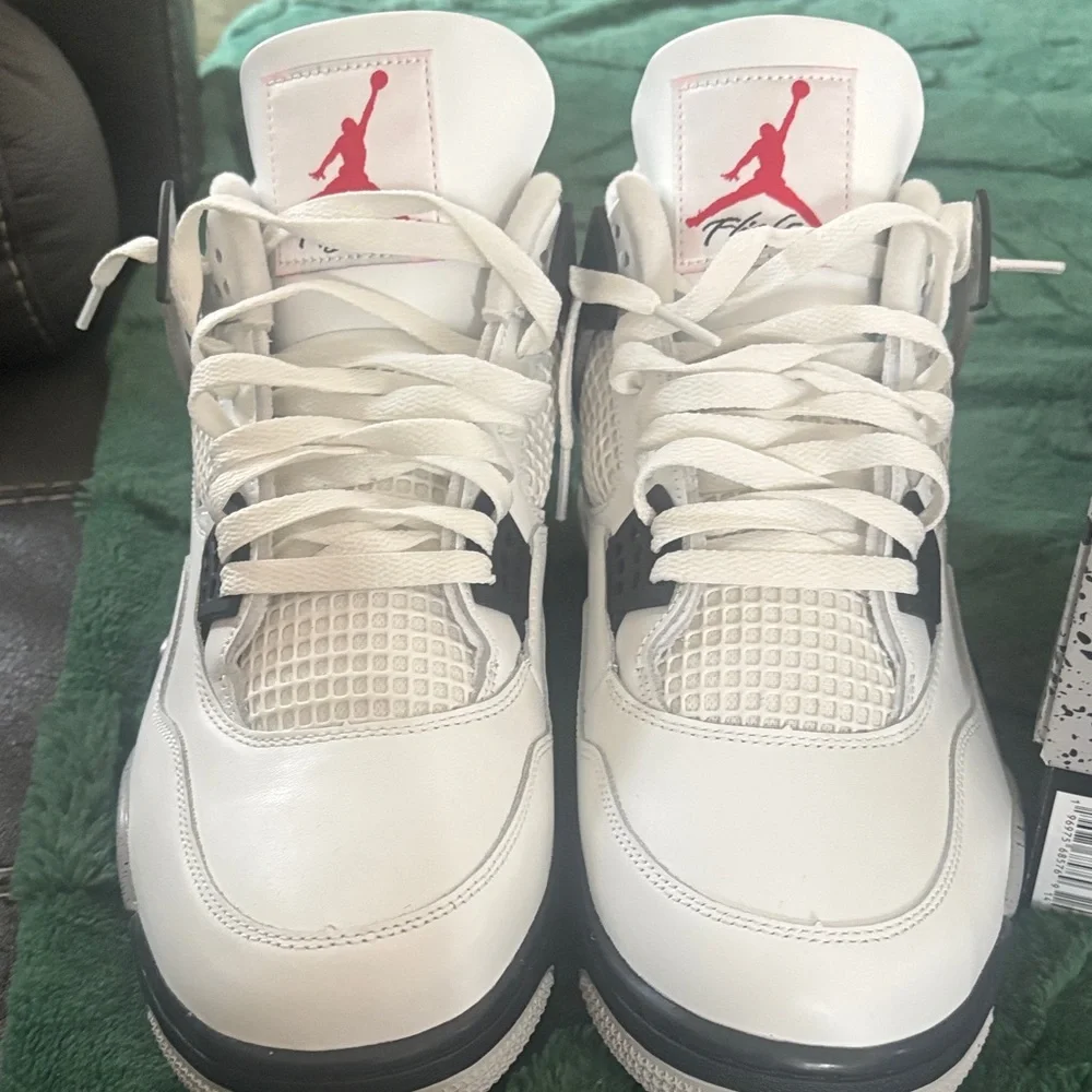 AIR JORDAN 4 Retro red gray cement Men’s Size 14 never worn. - Picture 8 of 8